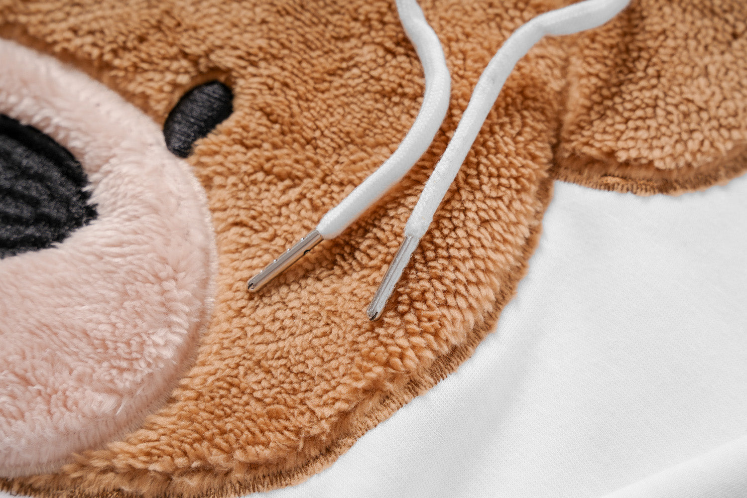 EXT369 Furry Teddy Hoodie