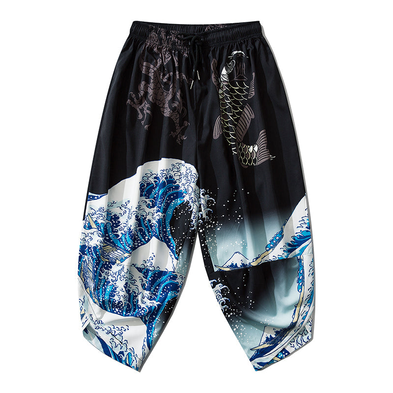 YC134 Great Waves Lightweight Pants